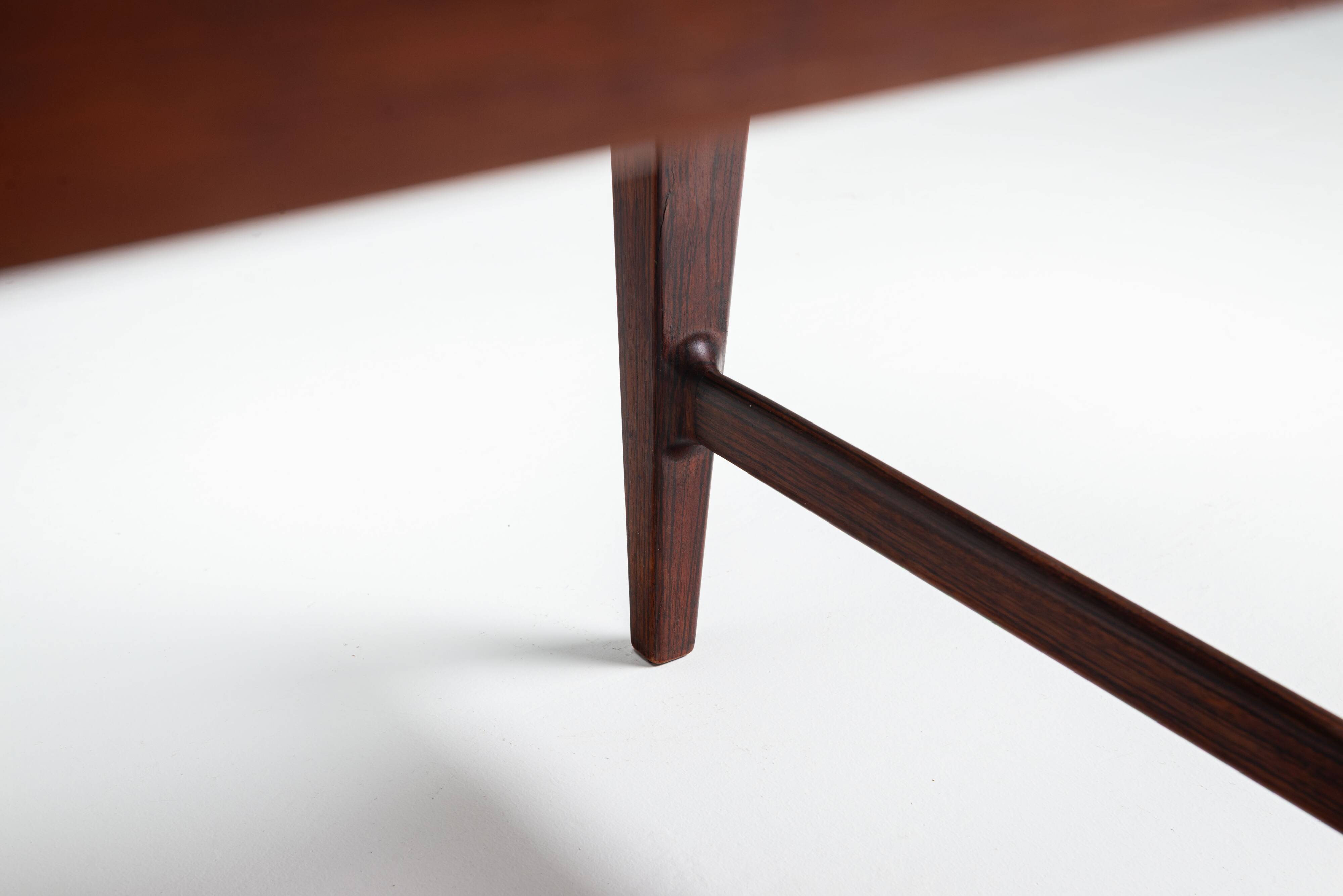 Table basse en palissandre d'Edmund Jørgensen