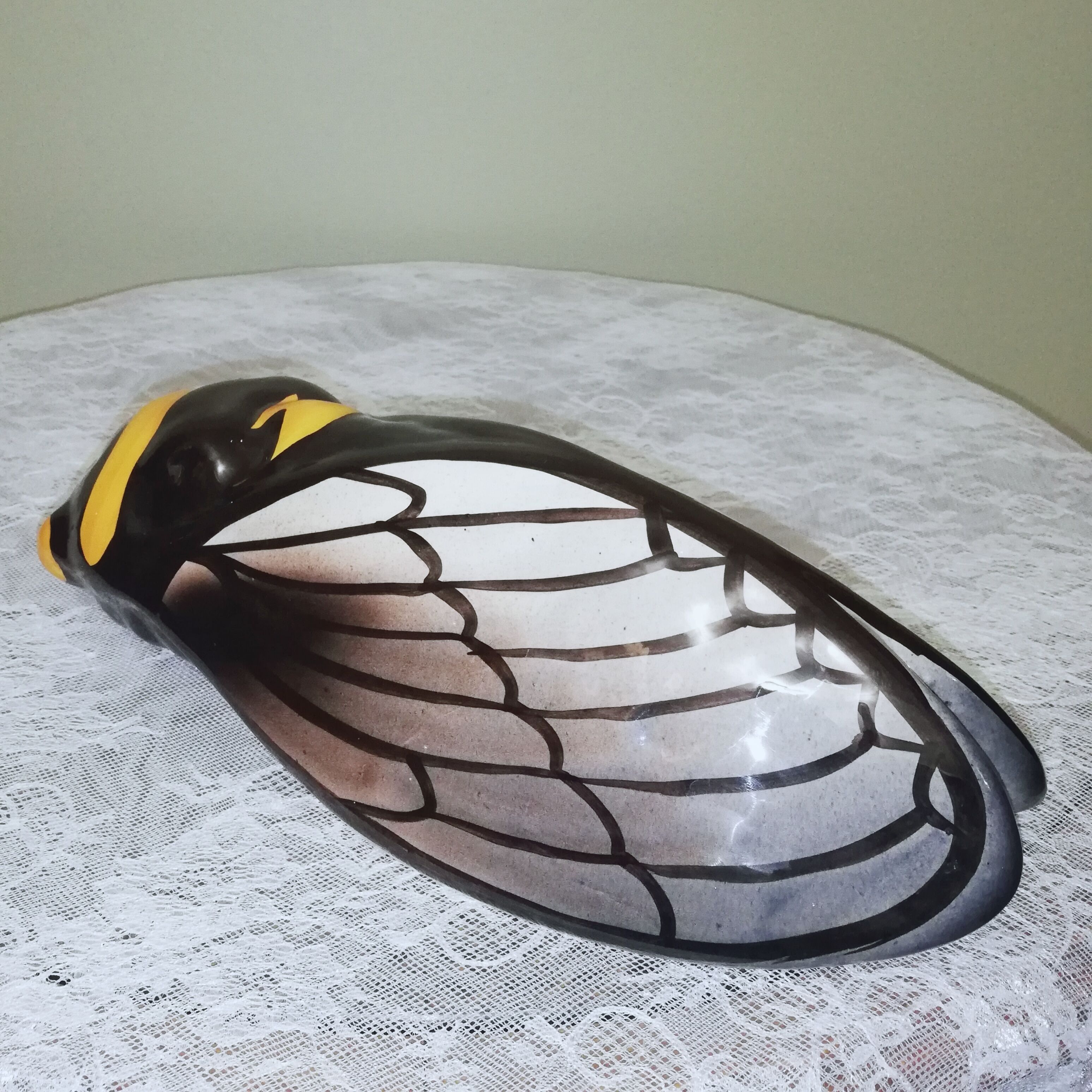 Bouquet cicada ceramic length 35cm