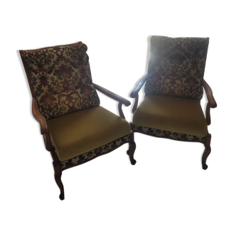 Lot de 2 fauteuils tapissier