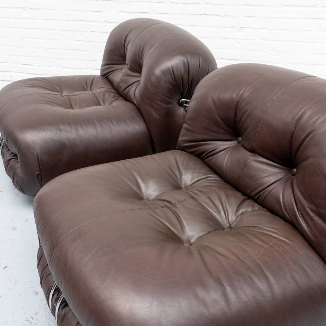 Fauteuil Soriana Afra & Tobia Scarpa Cassina années 1970
