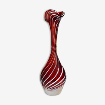 Vase en verre de Murano Italie, les années 70