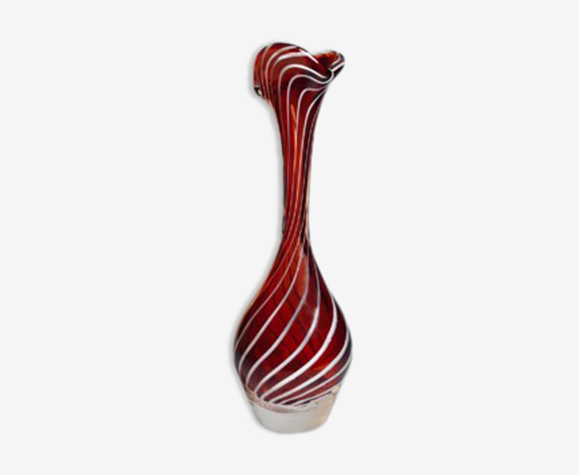 Vase en verre de Murano Italie, les années 70
