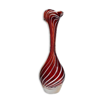Vase en verre de Murano Italie, les années 70