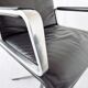 Wilkhahn Delta 2000 set of 4 black leather dining chairs by Delta Design