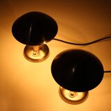 1930s Pair of  Chrome Plated Bauhaus Lamps, Czechoslovakia