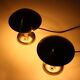 Paire de lampes Bauhaus chromées des années 1930, Tchécoslovaquie