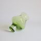 Space age green vase by Bo Borgstrom for Aseda Sweden 1960s