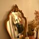 Golden baroque mirror