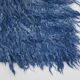 4x9 handmade wool blue vintage rug, 122x266cm