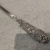 Silver plated soup ladle by goldsmith Ravinet Denfert art nouveau
