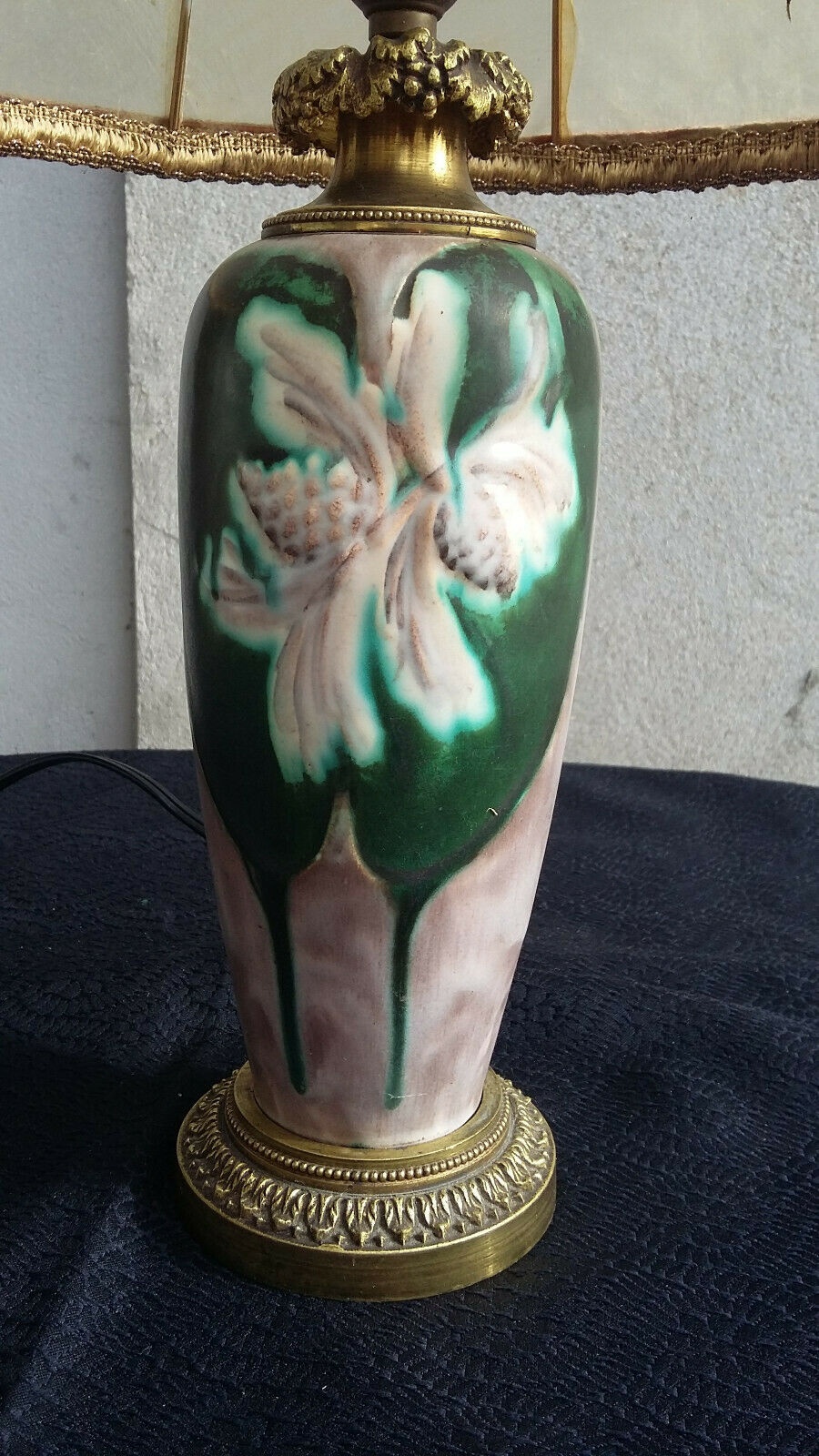 Ceramic lamp signed