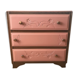 Art Deco chest of drawers and terracotta