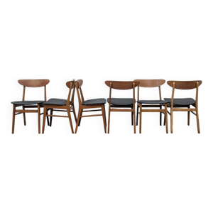 Suite de 6 chaises farstrup