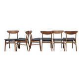 Set of 6 Farstrup model 210 chairs.