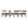 Set of 6 Farstrup model 210 chairs.