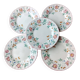 5 Churchill Staffordshire Briar Pink Dessert Plates