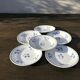 6 assiettes plates bleuets porcelaine opaque de gien