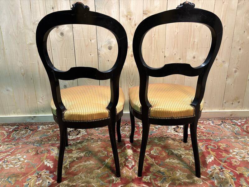 Paire de chaises Napoléon III