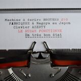 Brother 210 - 1970 orange typewriter