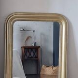 Miroir ancien doré Louis Philippe 88 x 72