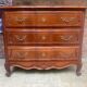 Louis XV style chest of drawers, white and gold