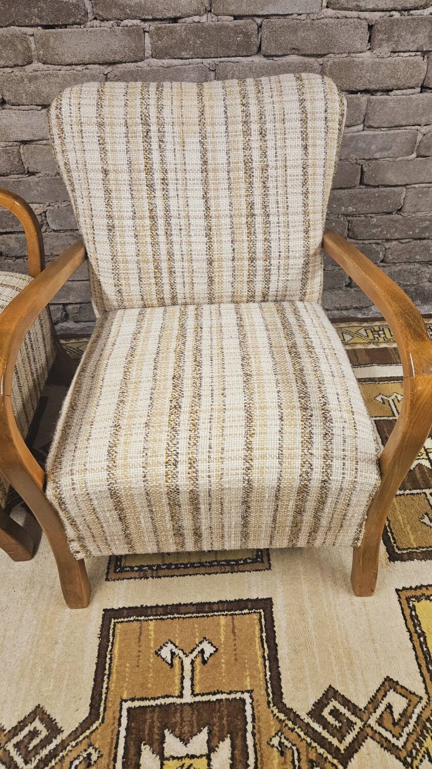 Pair of vintage Scandinavian armchairs 1970