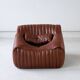 Sandra Set by Annie Hieronimus for Cinna –Cognac Brown Leather