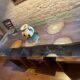Dining table and 3 Ripples stools by Toyo Ito.