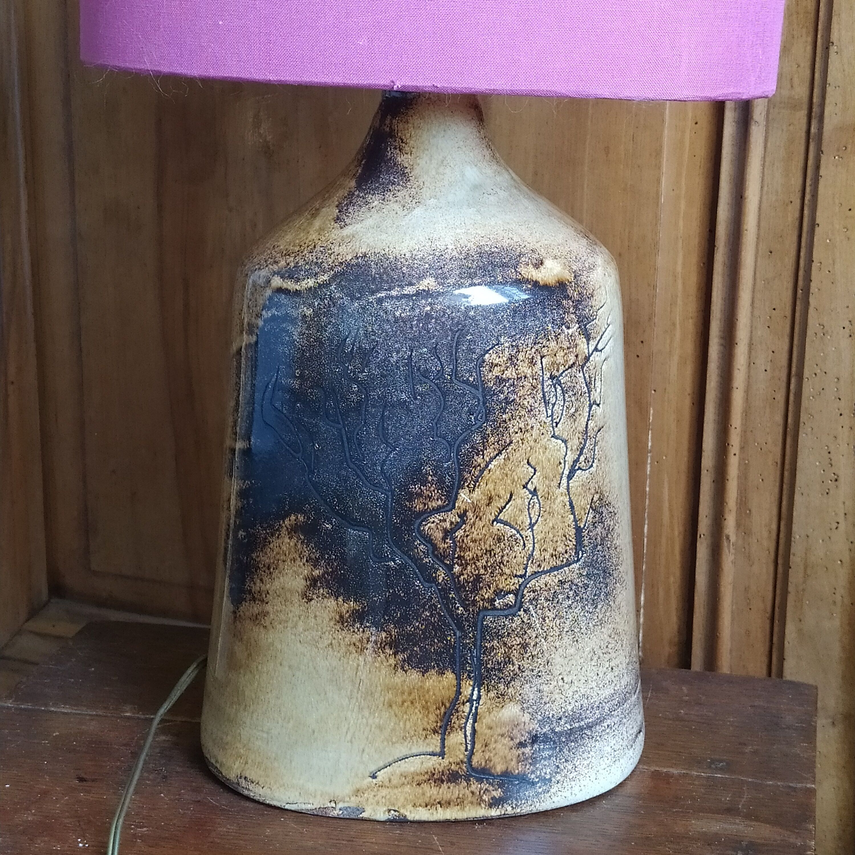 Ceramic lamp from the 1970s