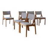6 beechwood chairs | Thorsø Møbelfabrik | Denmark | 1980s