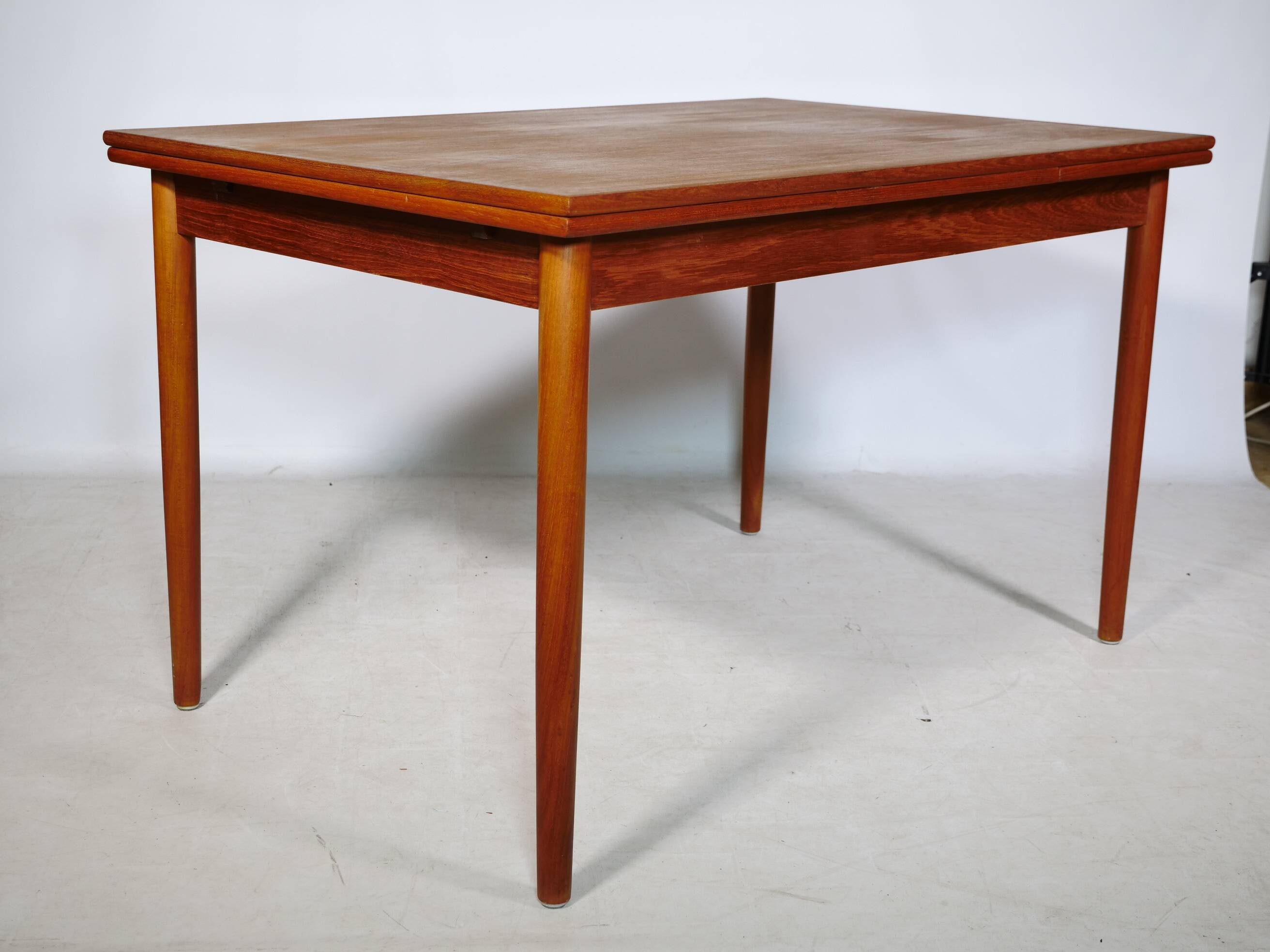 Mid-Century Extendable Teak Dining Table, 1960s
