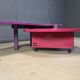 Table basse en bois de burl rotatif de Maurizio Salvato pour Saporiti Italia, années 1980.