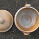 Covered bowl in Marais sandstone