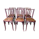 Suite de 6 chaises bistrot baumann