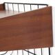 Pair of vintage Scandinavian hanging bedside tables 1960