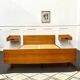 Lit 2 places vintage et tables de nuit