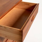 Scandinavian tall chest of six drawers