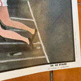 Ogé-Hachette poster "the stadium / the menagerie"