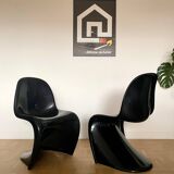 2 Panton S chair chairs Herman Miller / Fehlbaum