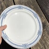 3 Flat plates Terre de fer Carina U&C Sarreguemines