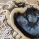 Ashtray or empty pocket barbotine crab
