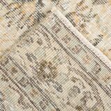 Tapis de course turc beige et marron 3x10, 84x263Cm