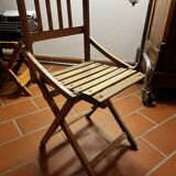 Chaise pliante vintage pour enfants, Italie, années 50