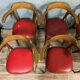 Série de 8 chaises en bois courbé vers 1940