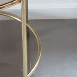 Golden serving table