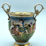 Miniature vase capodimonte
