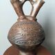 Handmade ceramic pottery ethnic tribal gargoulette