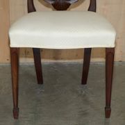 Paire de chaises d'appoint victoriennes George Hepplewhite Prince de Galles