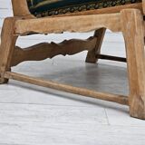 Chaise à bascule danoise à dossier haut, très bon état d'origine.