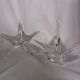 Daum France starfish crystal candlesticks